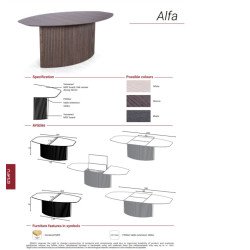 Modernus valgomojo stalas su prailginimu