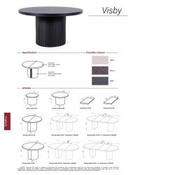 Apvalus valgomojo stalas – nesenstanti elegancija