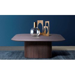 Išskleidžiamas valgomojo stalas su ąžuolo lukštu