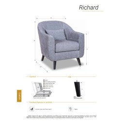 Retro stiliaus fotelis – kompaktiškas ir jaukus