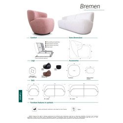 Sukamas fotelis 360° – moderni prabanga