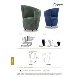 Asimetriškas dizainerio fotelis – išskirtinumas