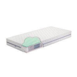 Vidutinio kietumo Pocket čiužinys su HR, lateksu ir visko