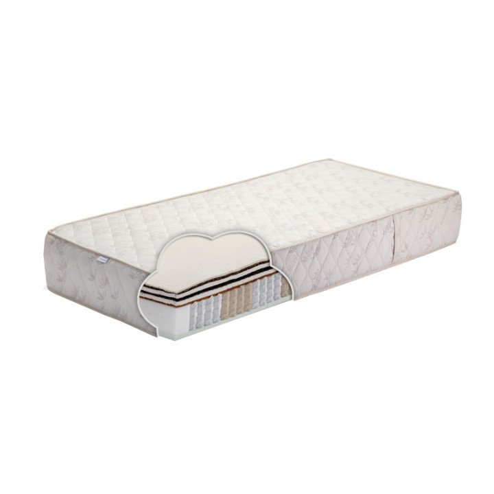Natūralių medžiagų Multipocket čiužinys su arklio ašutais, 26 cm