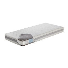 Elastingas vidutinio kietumo čiužinys su 3D tinkleliu, 21 cm