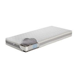 Elastingas vidutinio kietumo čiužinys su 3D tinkleliu, 21 cm