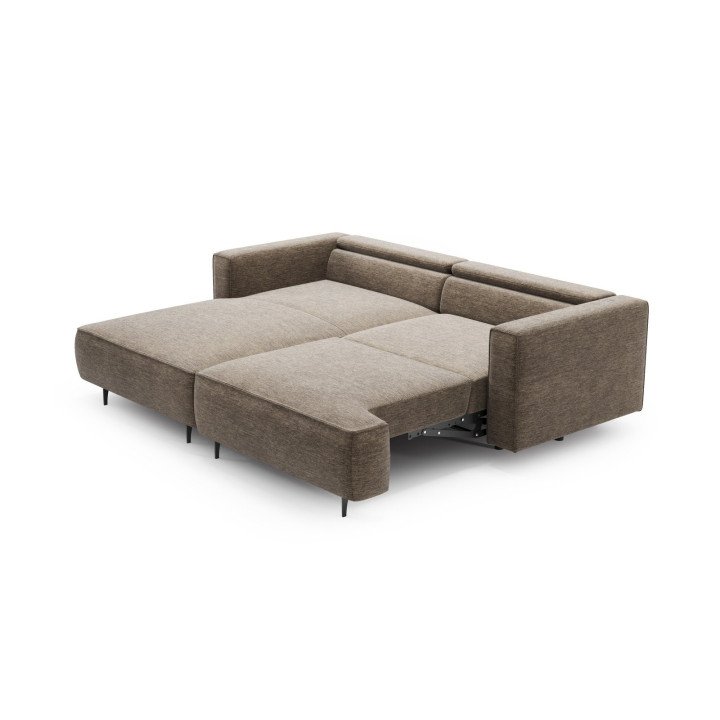 Kenzo kampinė sofa su šezlongu ir patalynės dėže