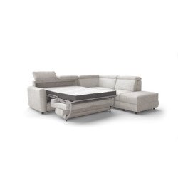 Emonda modulinė kampinė sofa su reguliuojamomis galvos atramomis
