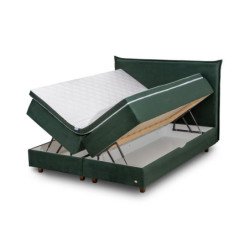 Kontinentinė lova su patalynės dėže ir galvūgaliu