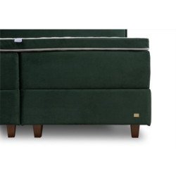 Kontinentinė lova su patalynės dėže ir galvūgaliu