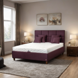 Minkšta lova su ventiliuojama patalynės dėže