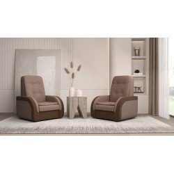 Fotelis Selenė su kūginėmis spyruoklėmis