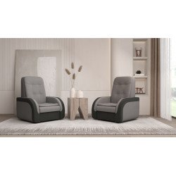 Fotelis Selenė su kūginėmis spyruoklėmis