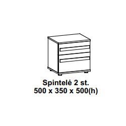 Spintelė Marco | 2–3 stalčių