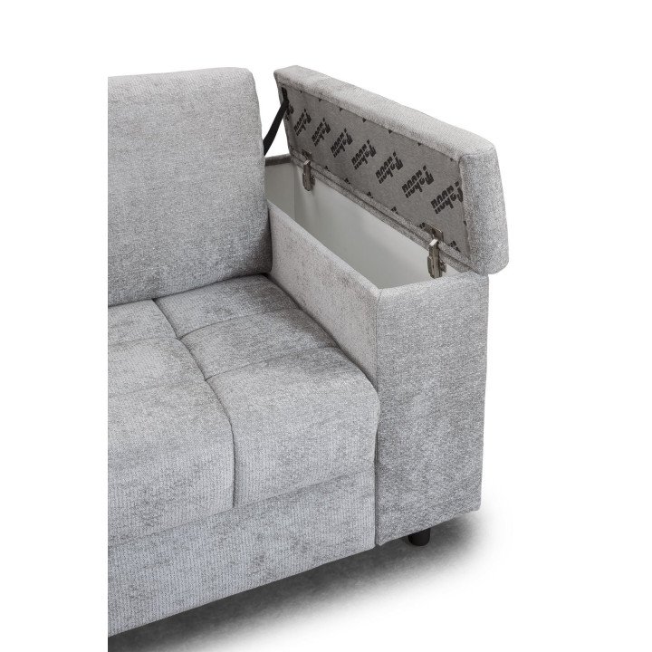 Angel sofa su porankiais ir daiktų laikymo vieta