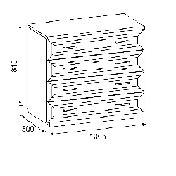 Komoda Porto 4 stalčių