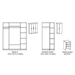 Spinta Domino | Platus spalvų pasirinkimas