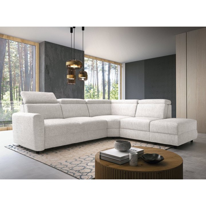 Emonda modulinė kampinė sofa su reguliuojamomis galvos atramomis