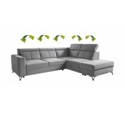 Elbrus sofa su pufu ir išplečiama sėdėjimo zona