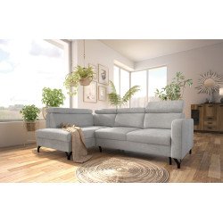 Allicante kampinė sofa kompaktiškai svetainei