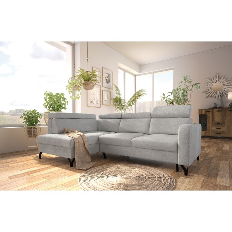 Allicante kampinė sofa kompaktiškai svetainei