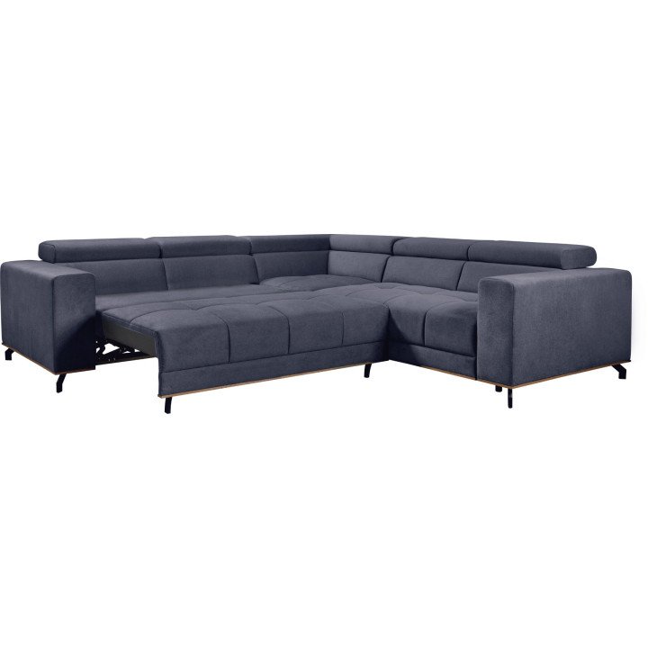 Party kampinė sofa su reguliuojamomis galvos atramomis