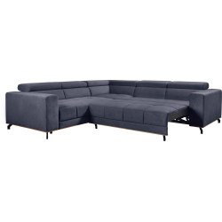 Party kampinė sofa su Puma funkcija ir patalynės dėže