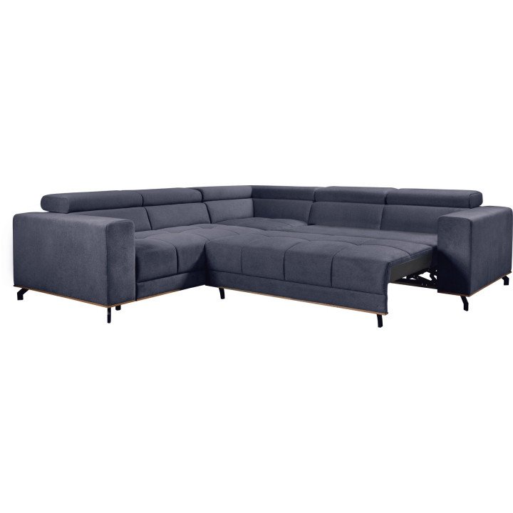 Party kampinė sofa su Puma funkcija ir patalynės dėže