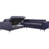 Party kampinė sofa su Puma funkcija ir patalynės dėže