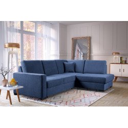 Boss kampinė sofa su pakeliamomis atlošo pagalvėlėmis