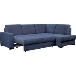 Boss kampinė sofa su pakeliamomis atlošo pagalvėlėmis