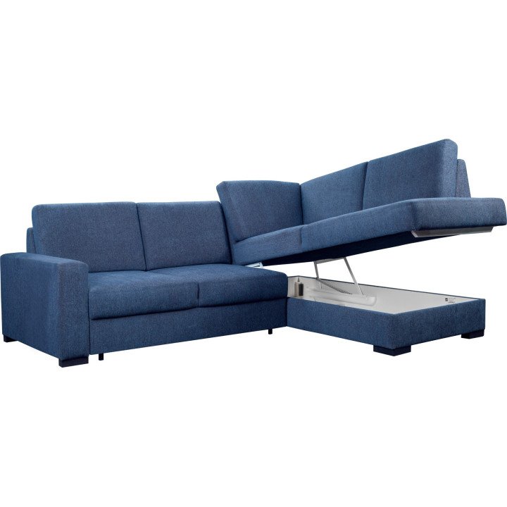 Boss kampinė sofa su pakeliamomis atlošo pagalvėlėmis