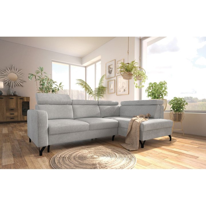 Allicante kampinė sofa su miegojimo funkcija