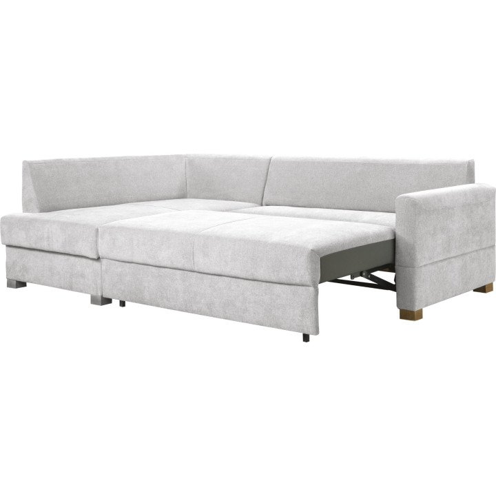 Fen kampinė sofa su patalynės skyriumi