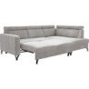 Allicante kampinė sofa su miegojimo funkcija