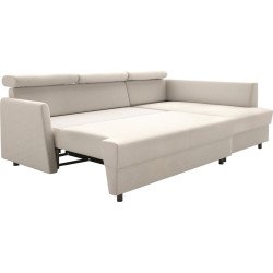 Fiore kompaktiška kampinė sofa su miegojimo funkcija