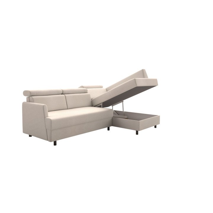 Fiore kompaktiška kampinė sofa su miegojimo funkcija