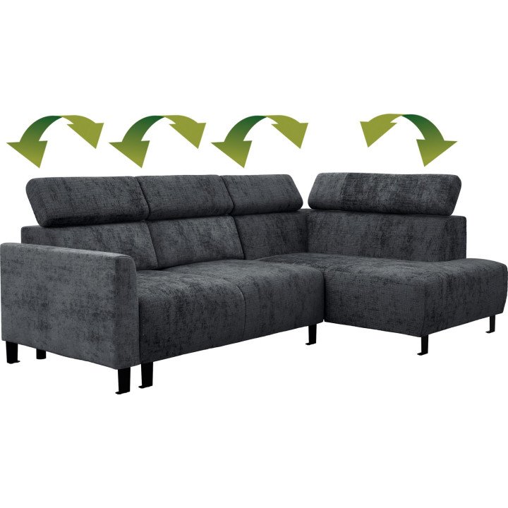 Naboo ergonomiška kampinė sofa poilsiui