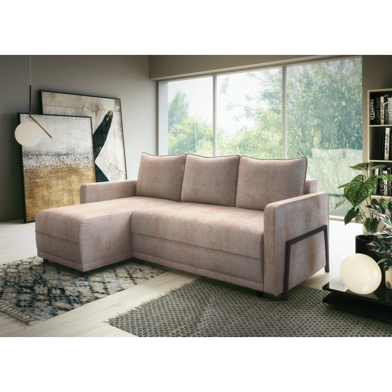 Parker kompaktiška kampinė sofa kasdieniam naudojimui