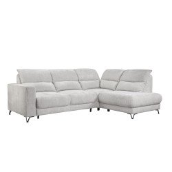 Popus kampinė sofa su pakeliama atlošo sistema