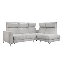 Popus kampinė sofa su pakeliama atlošo sistema