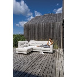 Popus komfortiška kampinė sofa su USB