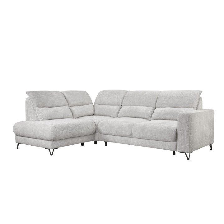 Popus komfortiška kampinė sofa su USB