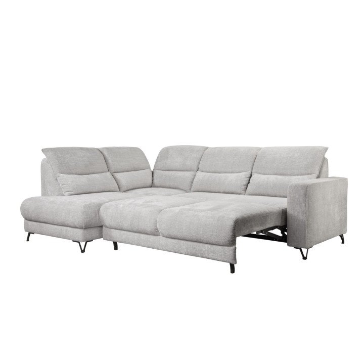 Popus komfortiška kampinė sofa su USB