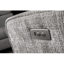 Popus komfortiška kampinė sofa su USB