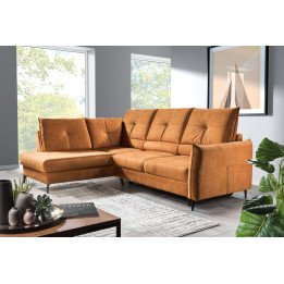 Cento moderni kampinė sofa su Puma funkcija