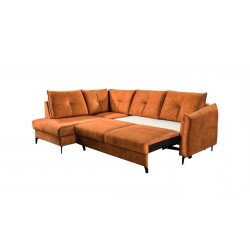 Cento moderni kampinė sofa su Puma funkcija