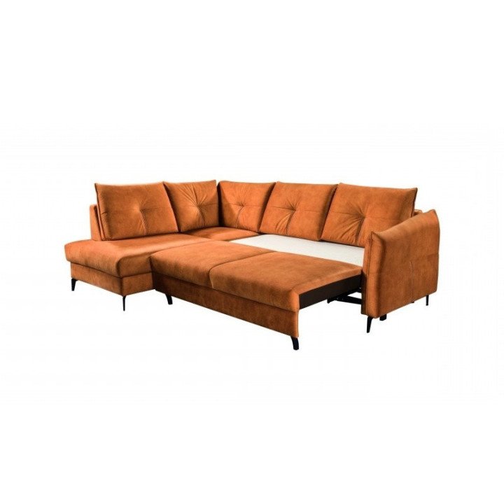 Cento moderni kampinė sofa su Puma funkcija