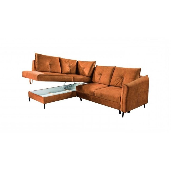 Cento moderni kampinė sofa su Puma funkcija