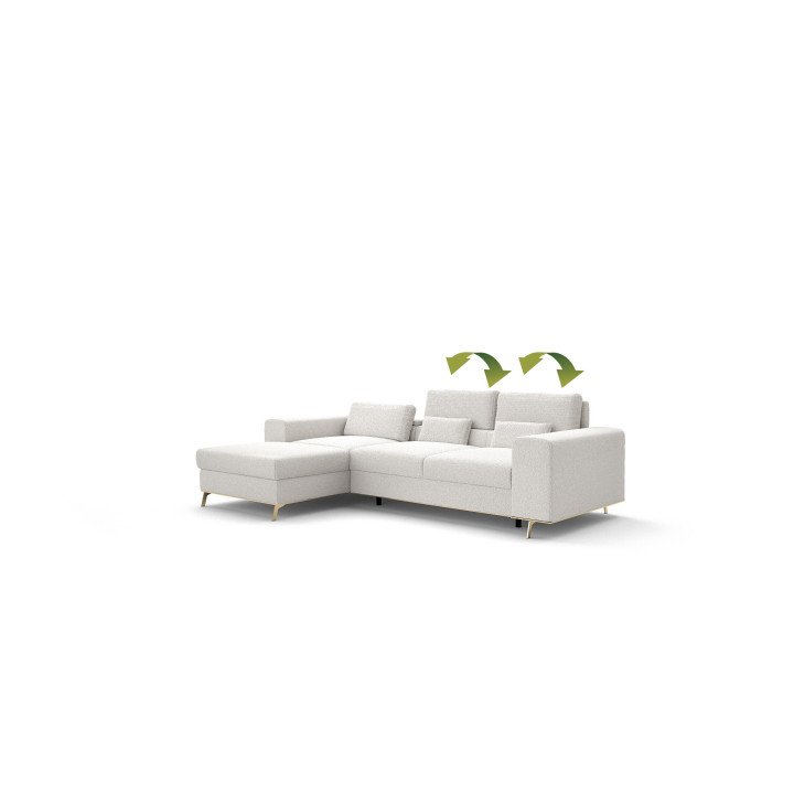 Chrome New modulinė kampinė sofa-lova